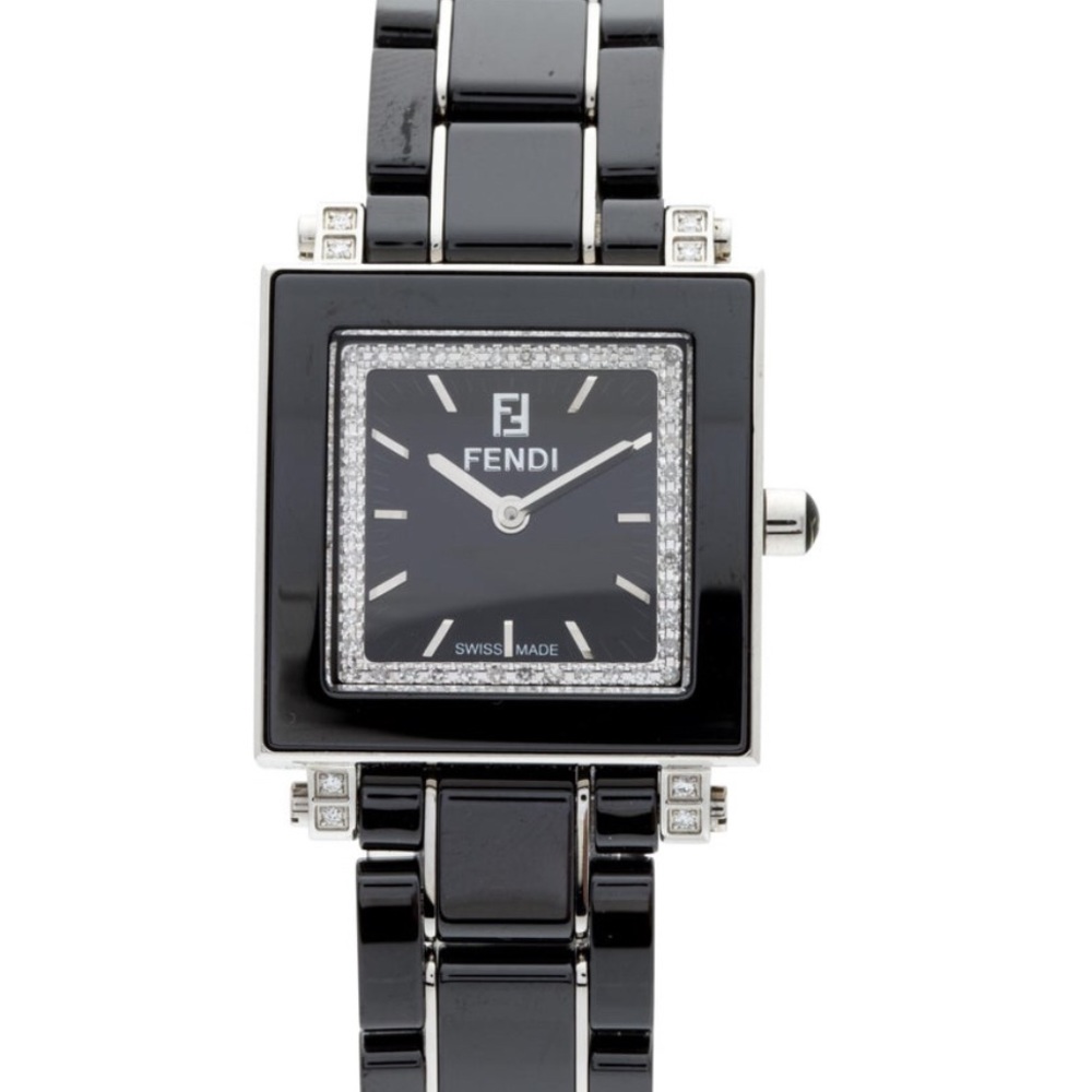 Fendi Orologi Diamond Quadro Watch